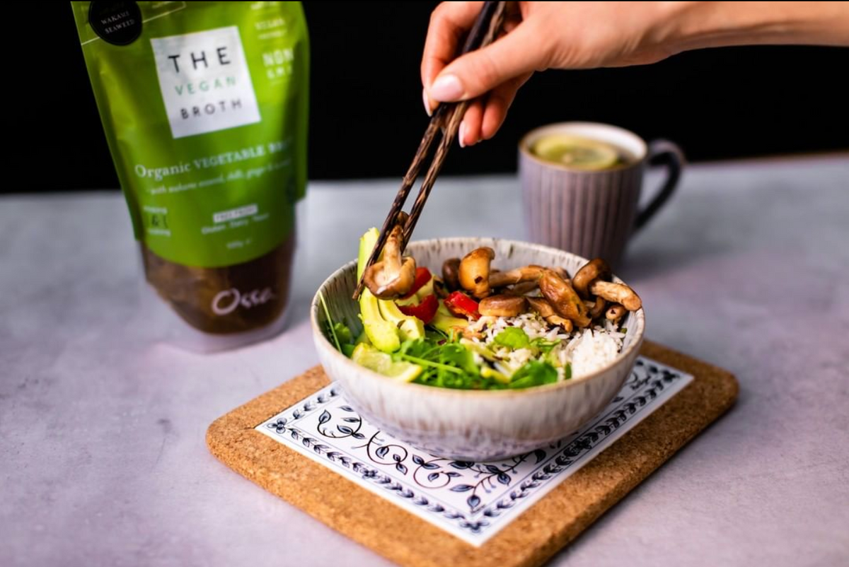 Bone Broth Rice Bowl Ossa Organic