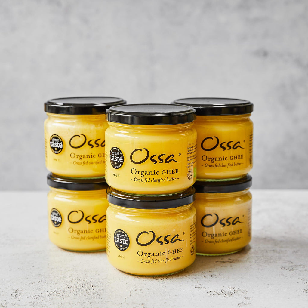 6 x Organic Ghee - Grass Fed Clarified Butter - Ossa Organic
