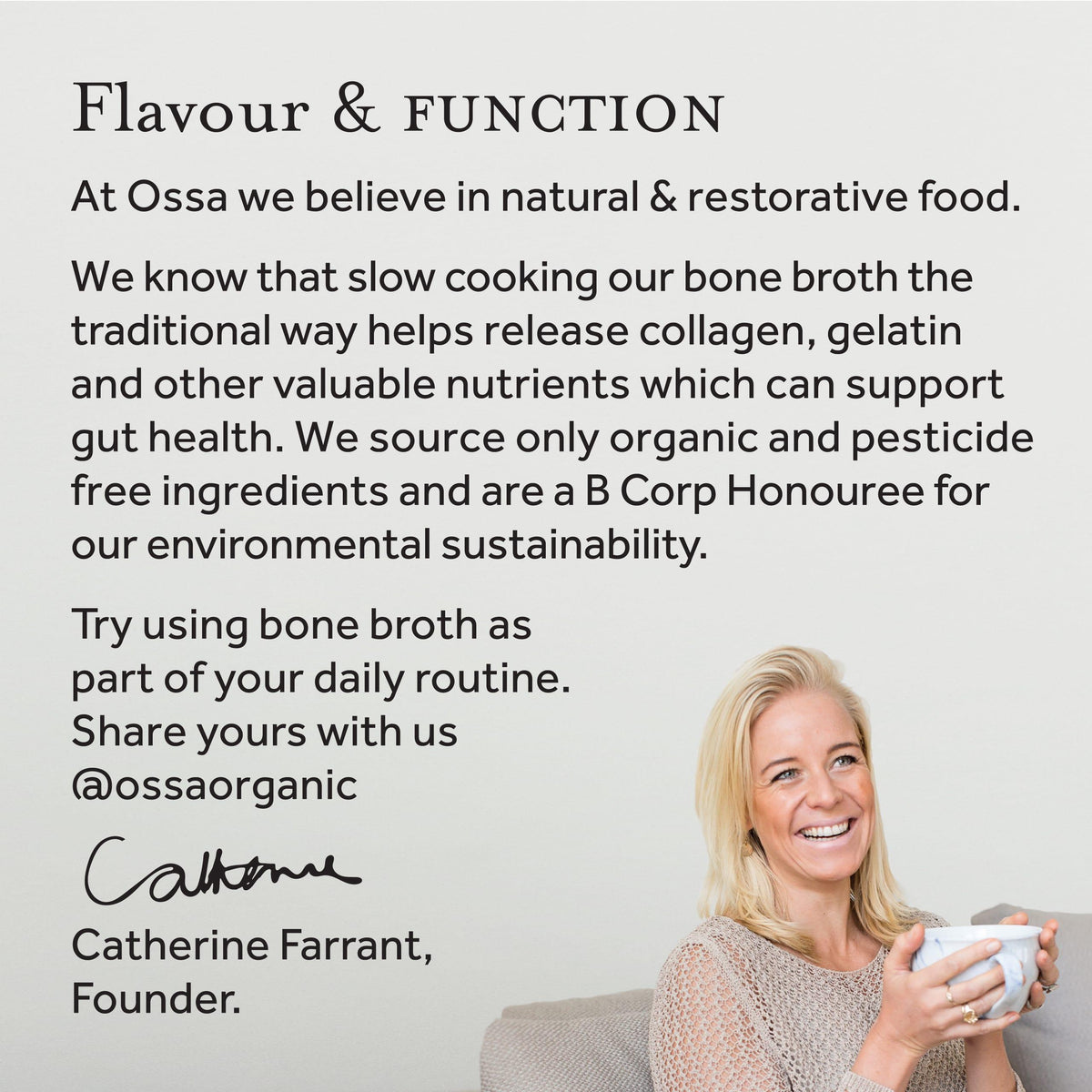 6 x Organic Beef Bone Broth Boost Ossa Organic