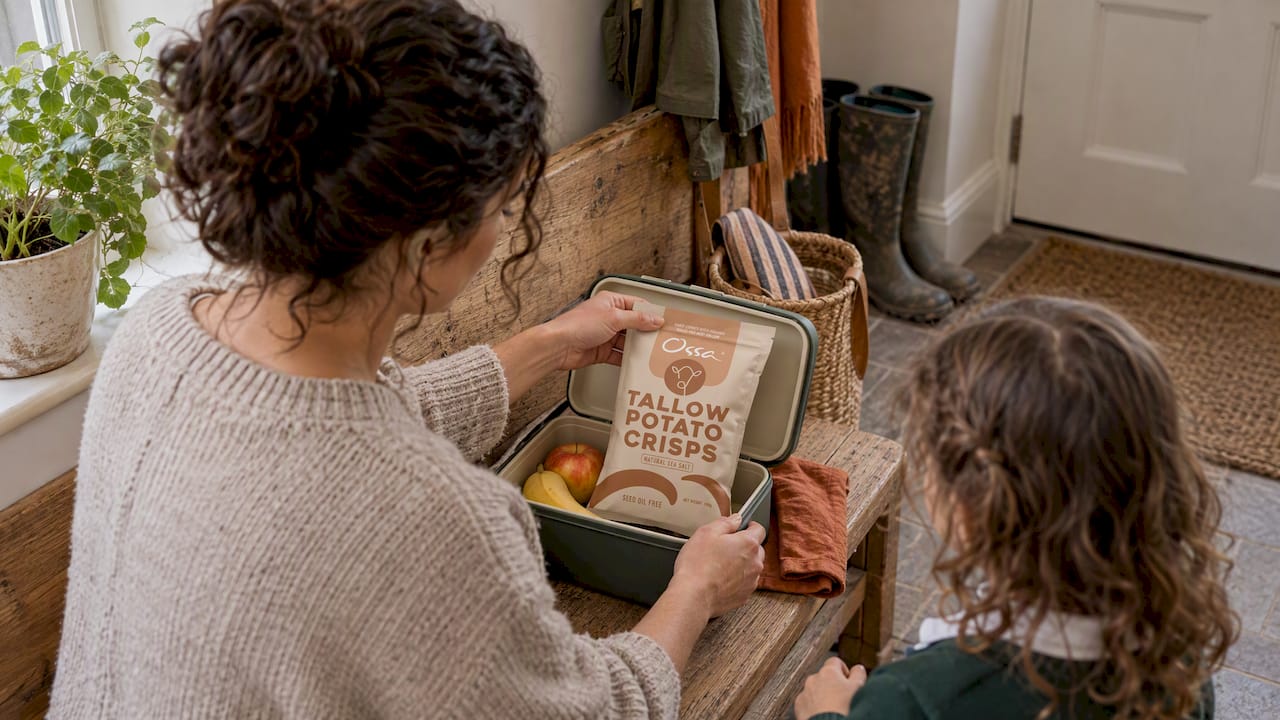 Family additive free snacks with UK label checks for gut health