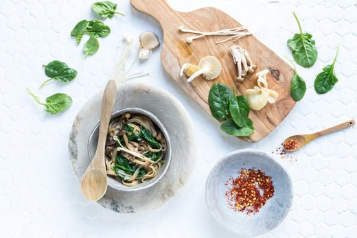 Asian-Inspired Collagen Bone Broth Noodles