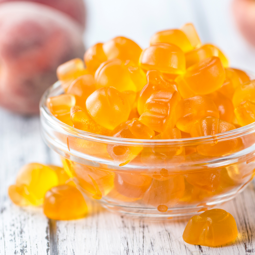 Gut Healthy Peach and Mango Vitamin Gummies - Ossa Organic