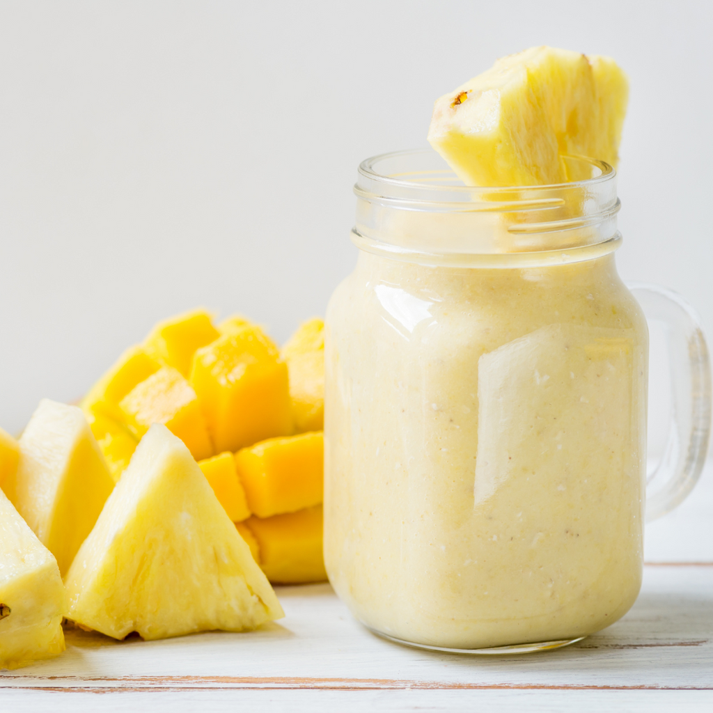 Mango-Pineapple Collagen Smoothie - Ossa Organic