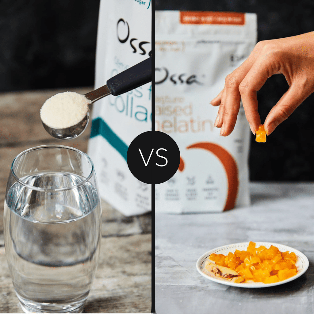 The difference between collagen and gelatine and when you should use them - Ossa Organic