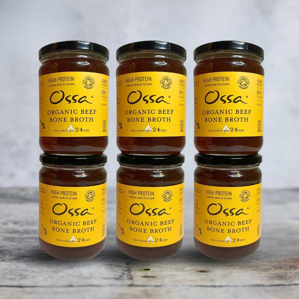 6x Organic Beef Bone Broth Ambient 515ml