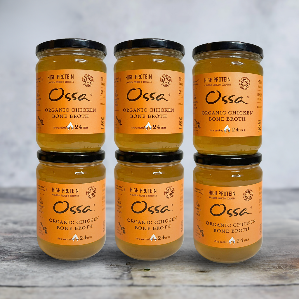 6x Organic Chicken Bone Broth Ambient 515ml
