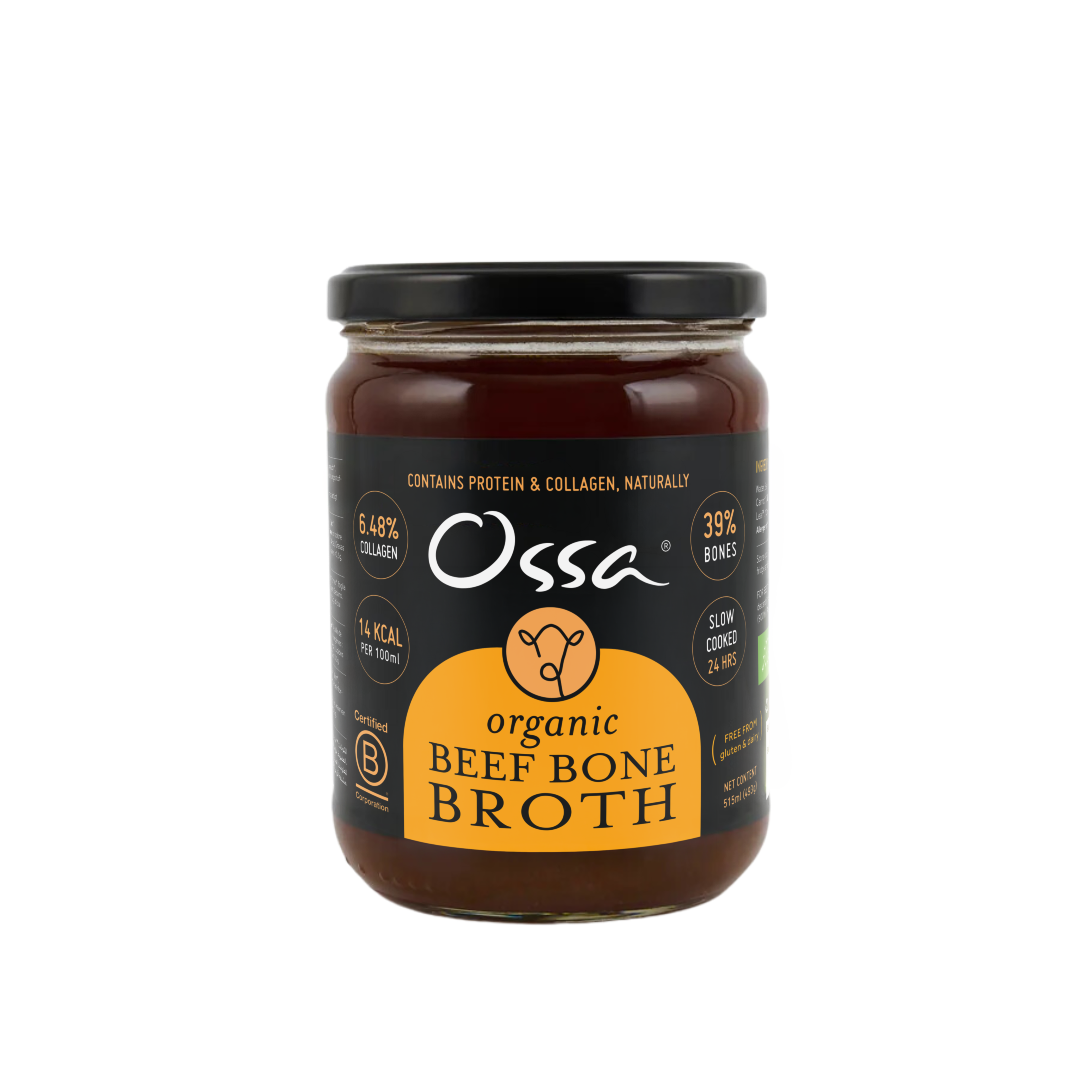 Organic Beef Bone Broth Ambient 515ml
