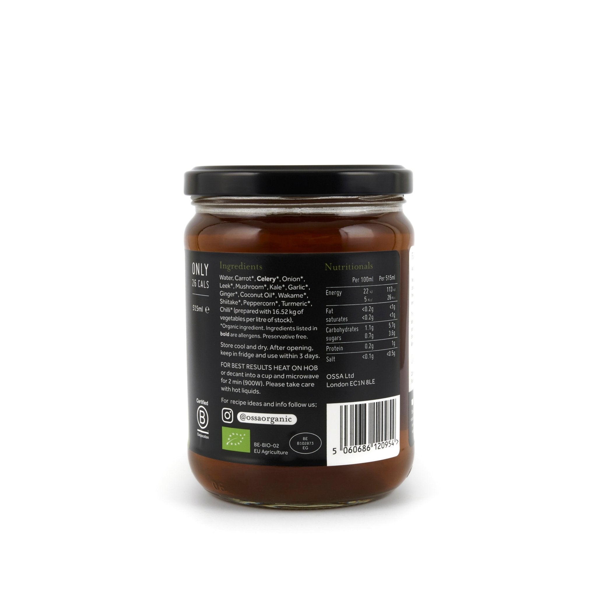 Organic Vegetable Broth Ambient 515ml