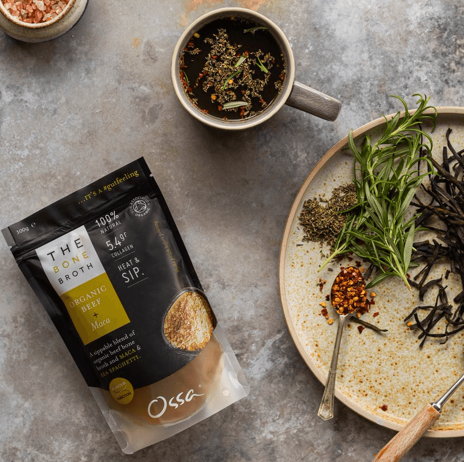 6 x Organic Beef Bone Broth with Maca & Sea Spaghetti - Ossa Organic