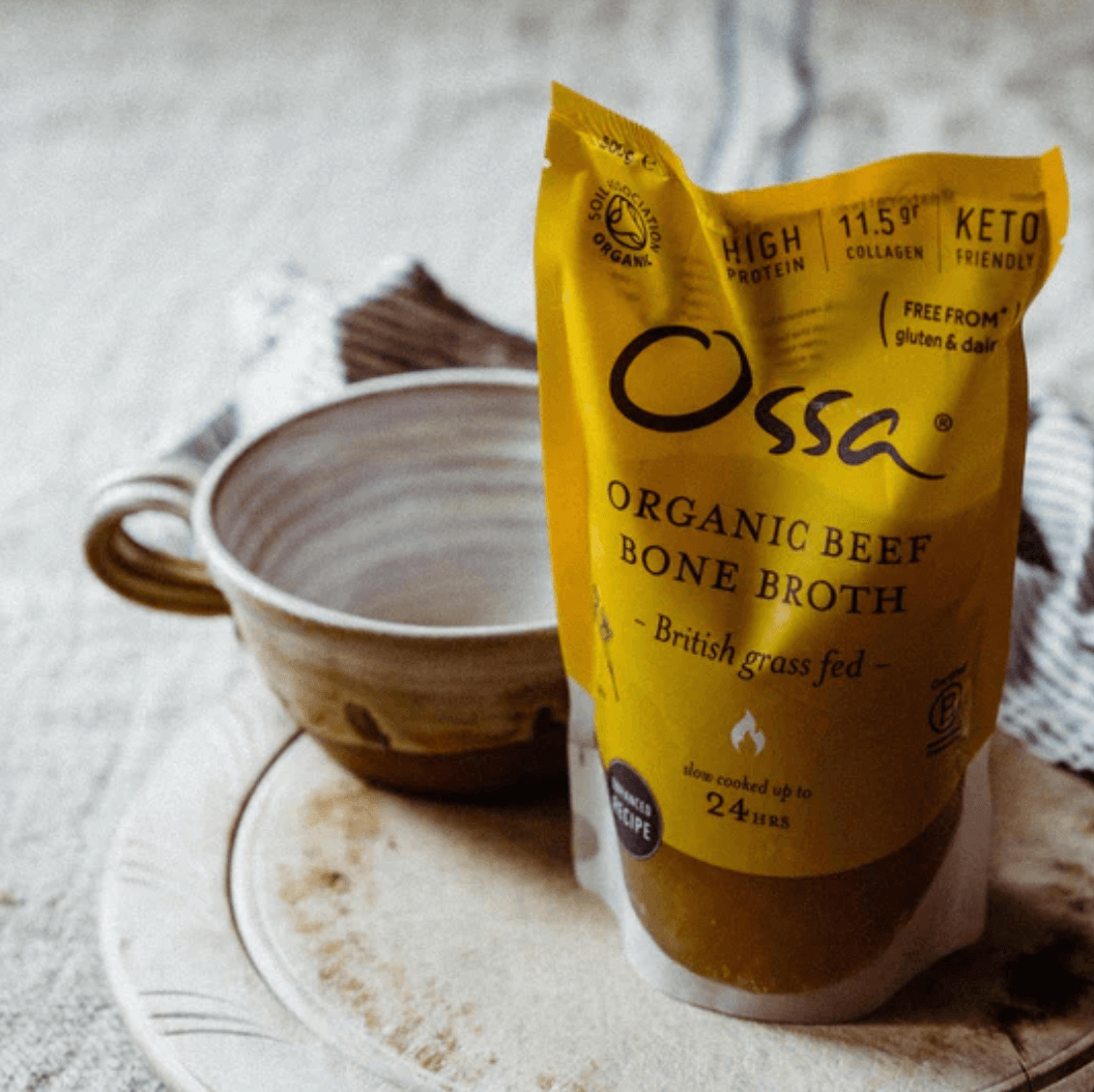 6 x Organic Grass Fed Beef Bone Broth - Ossa Organic