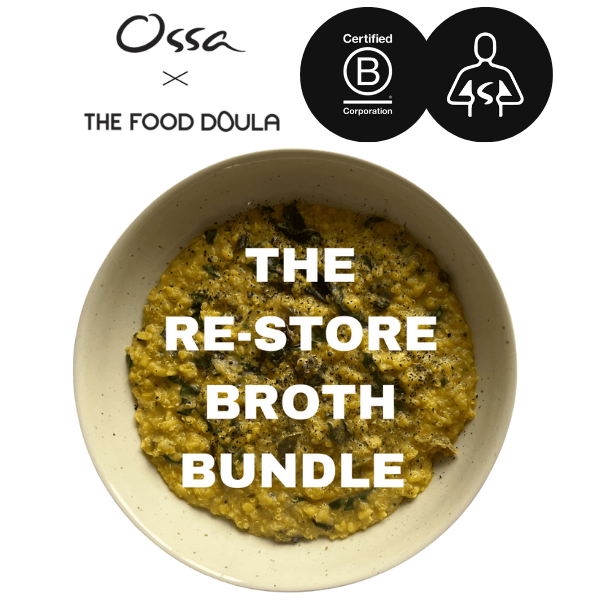 Ossa X The Food Doula Restore Broth Bundle