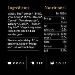 2 x Organic Beef Bone Broth Boost