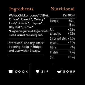 2 x Organic Chicken Bone Broth Boost