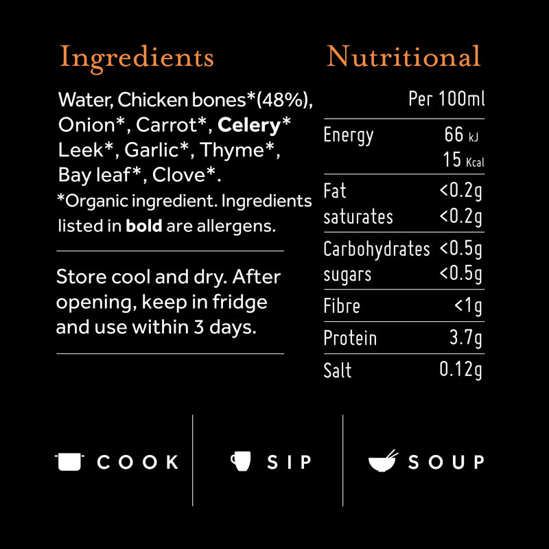 2 x Organic Chicken Bone Broth Boost