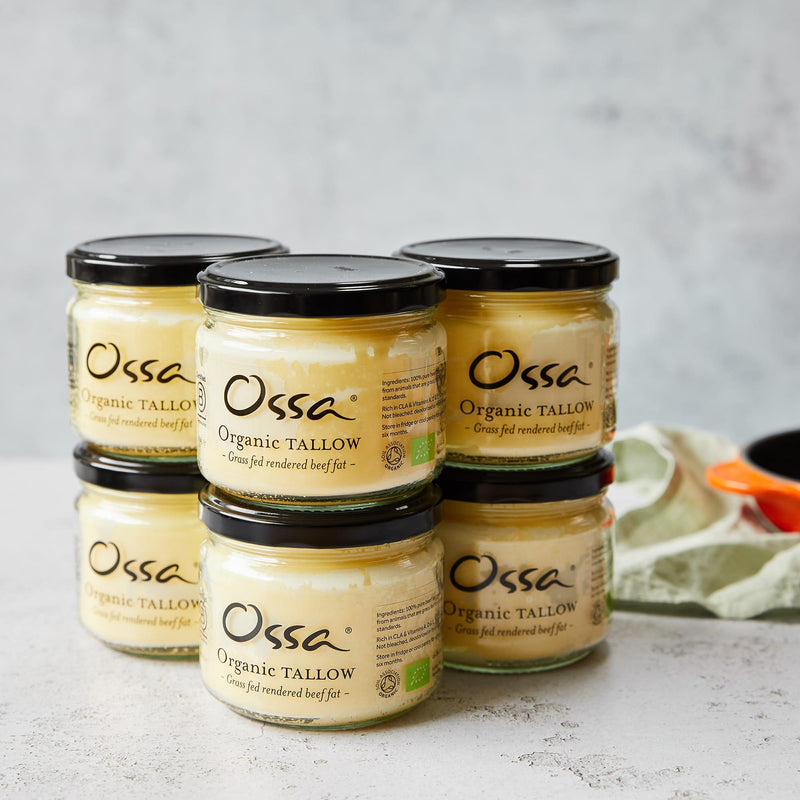 6 x Organic Tallow - Grass Fed Beef Fat