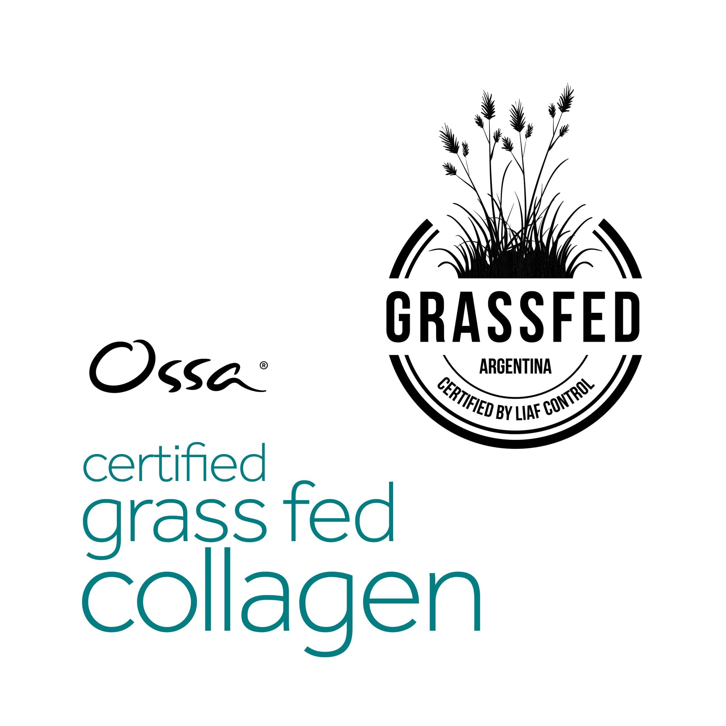 Certified Grass Fed Collagen Pure Peptides & Gelatin Ossa Organic
