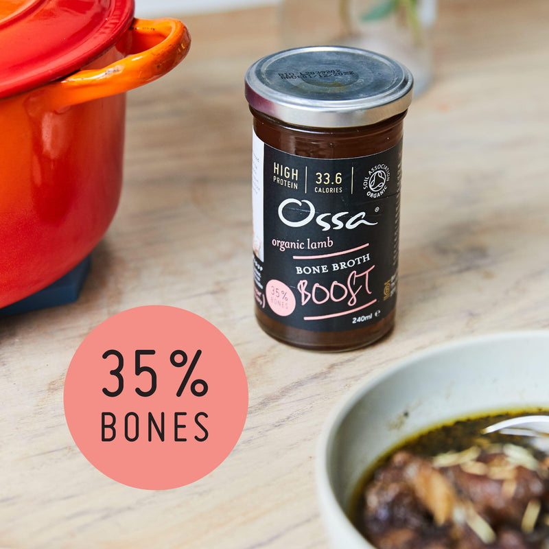 6 x Organic Lamb Bone Broth Boost